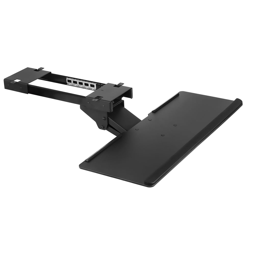Mount-It! MI-7135 Under Desk Computer Keyboard And Mouse Tray, 26in, Black MPN:MI-7135