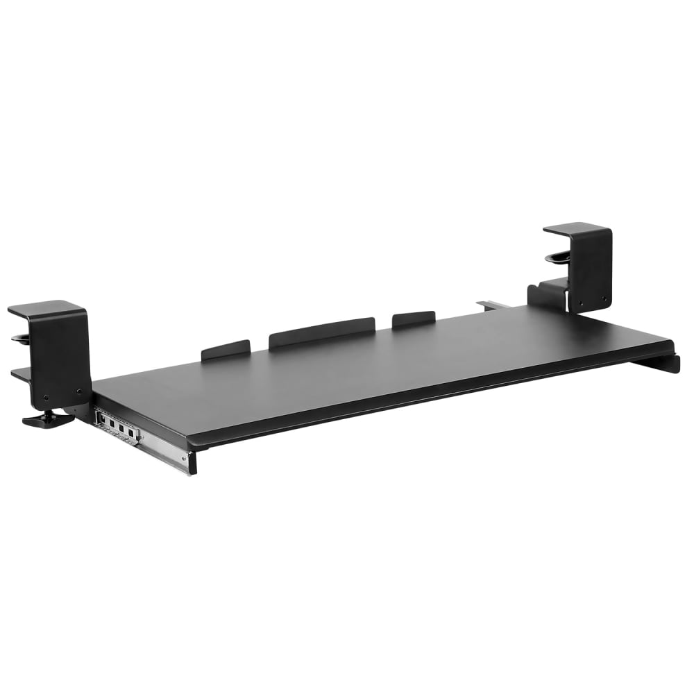 Mount-It! Clamp Keyboard Tray, 12inH x 4inW x 29inD, Black, MI-7143 MPN:MI-7143