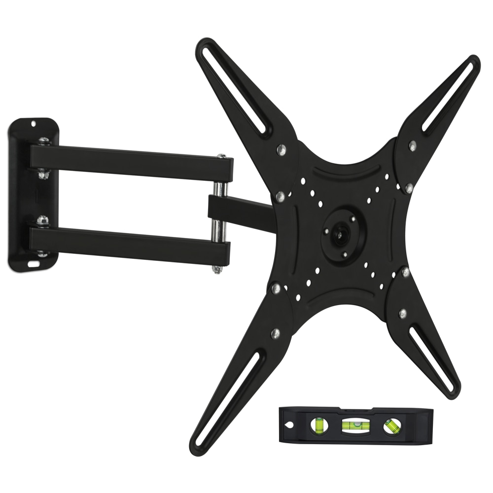 Mount-It! Full-Motion Wall Mount For 23 - 55in TVs, 9inH x 9inW x 2-13/16inD, Black MPN:MI-2065L