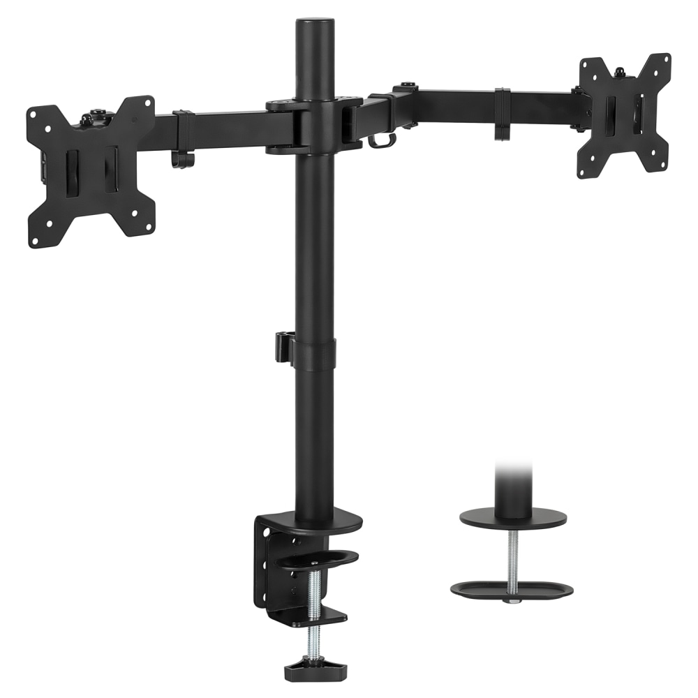 Mount-It! MI-2752 Dual Monitor Mount for 17in-32in Inch Computer Screens, Black MPN:MI-2752
