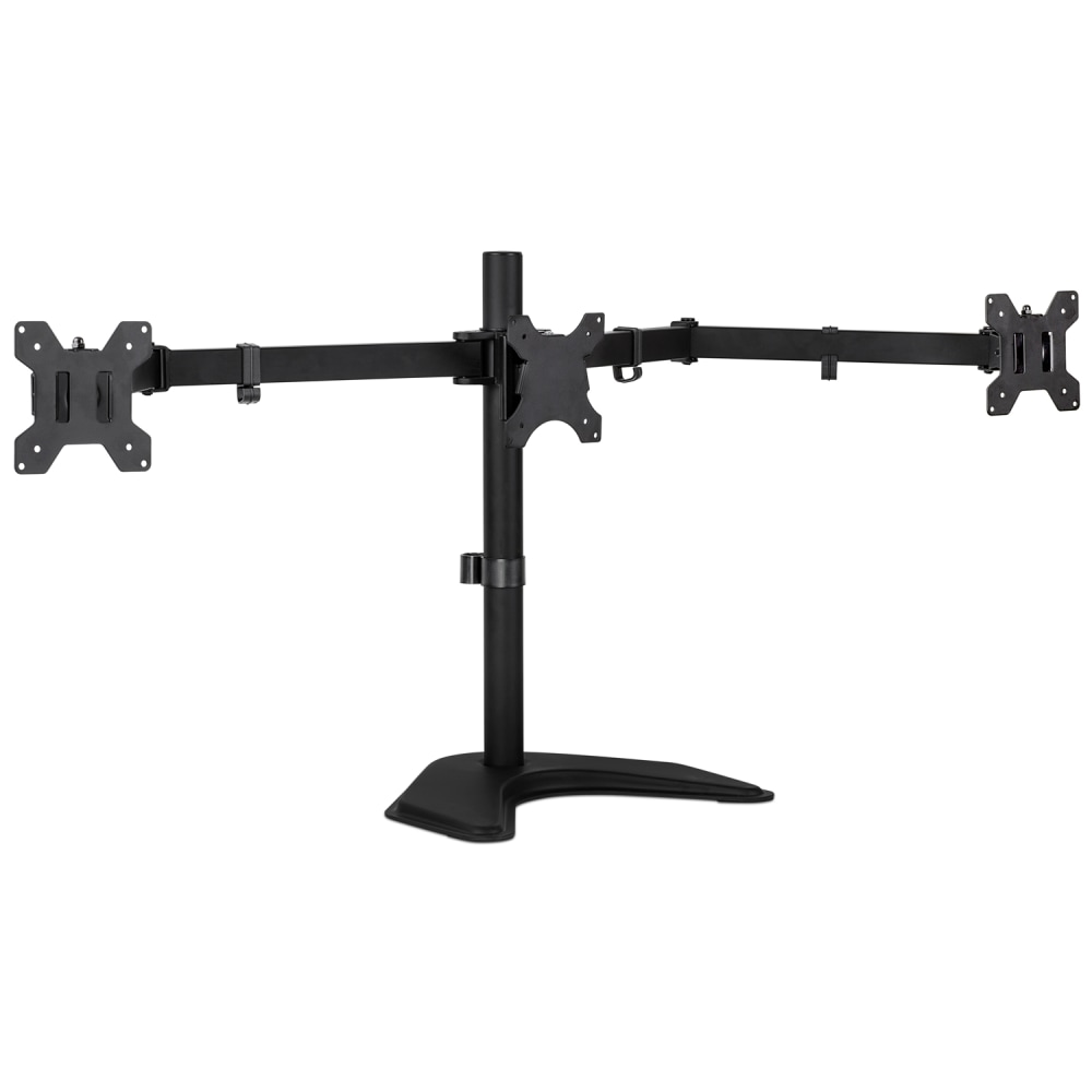 Mount-It! Triple Monitor Desk Stand, Black, MI-2789 MPN:MI-2789