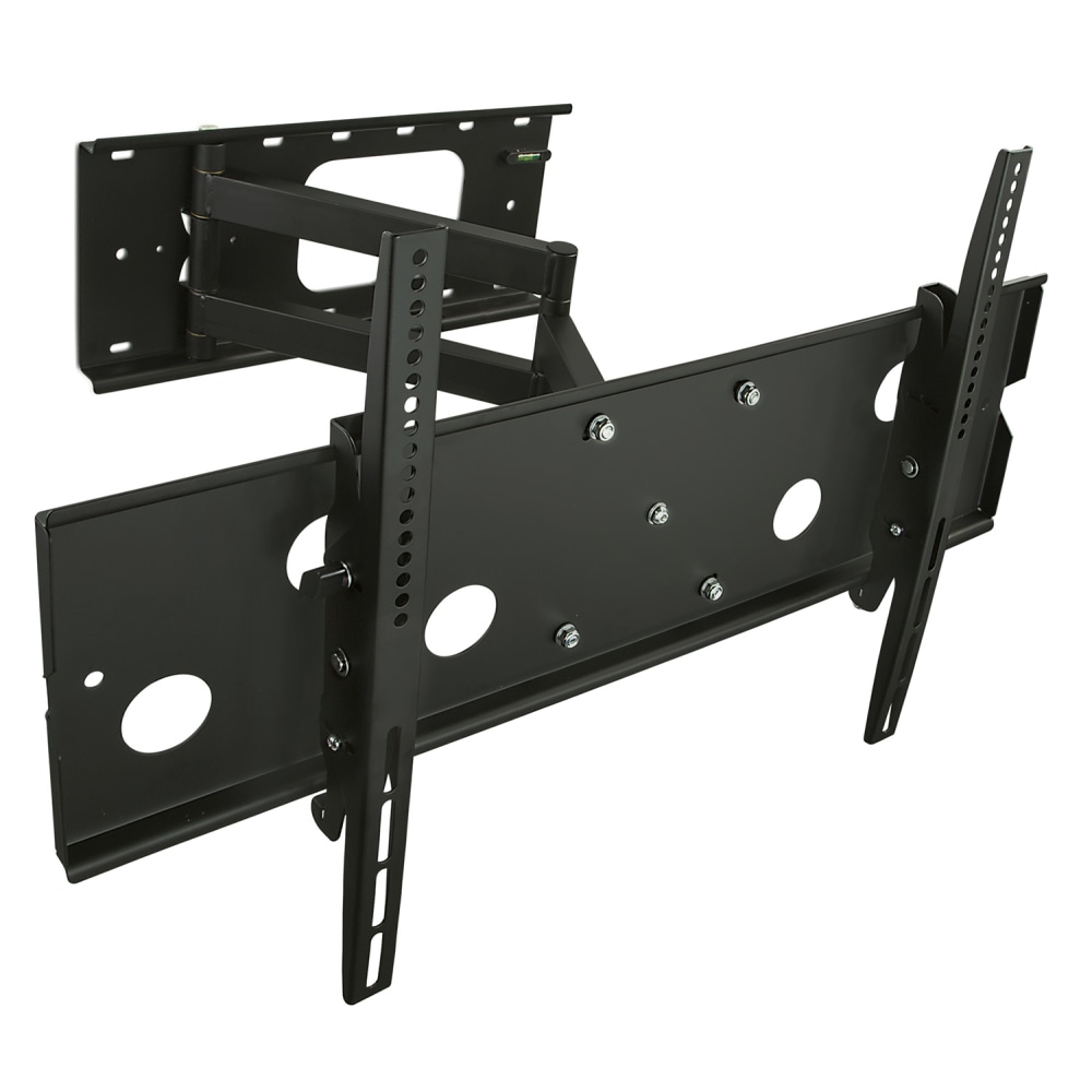 Mount-It! MI-319L Full-Motion Wall Mount With Long Extension For Screens 42 - 70in, 10-1/2inH x 37inW x 2-1/4inD, Black MPN:MI-319L
