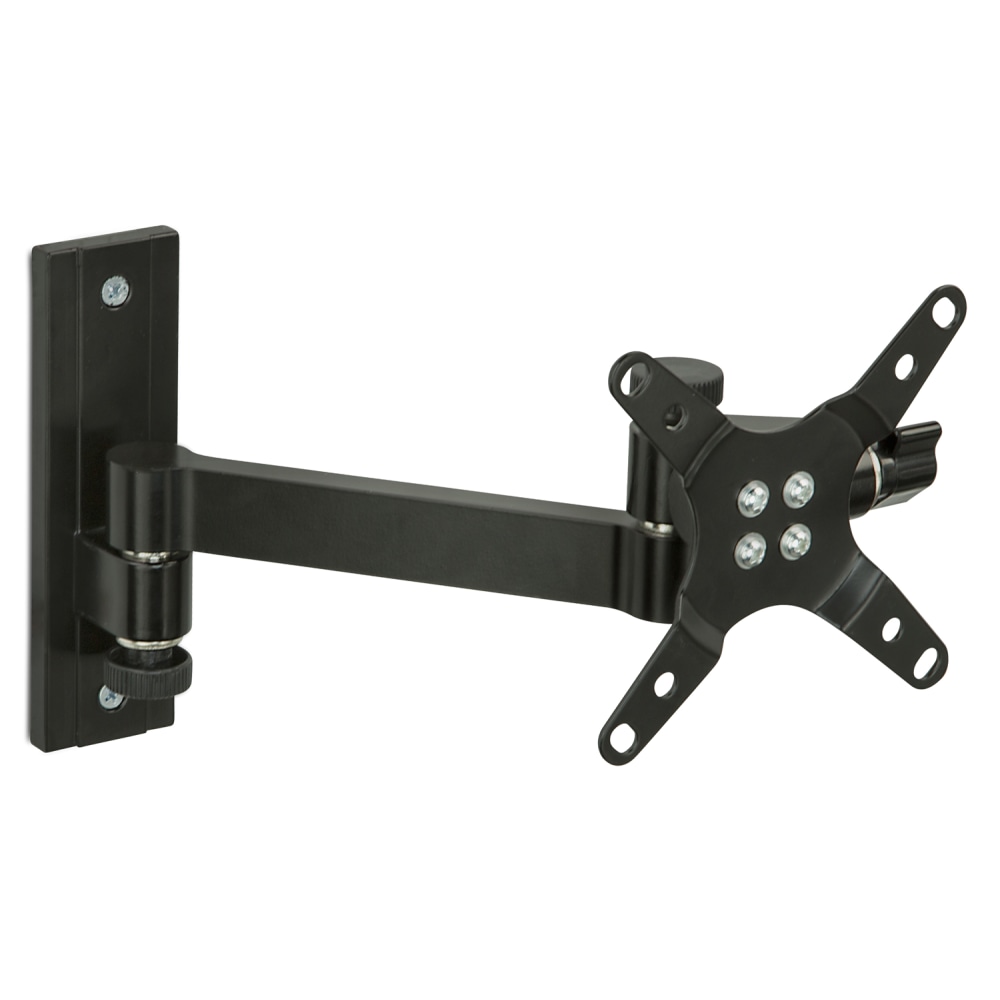 Mount-It! MI-405 Full-Motion Monitor Wall Mount, 6.4inH x 7.7inW x 1.9inD, Black MPN:MI-405