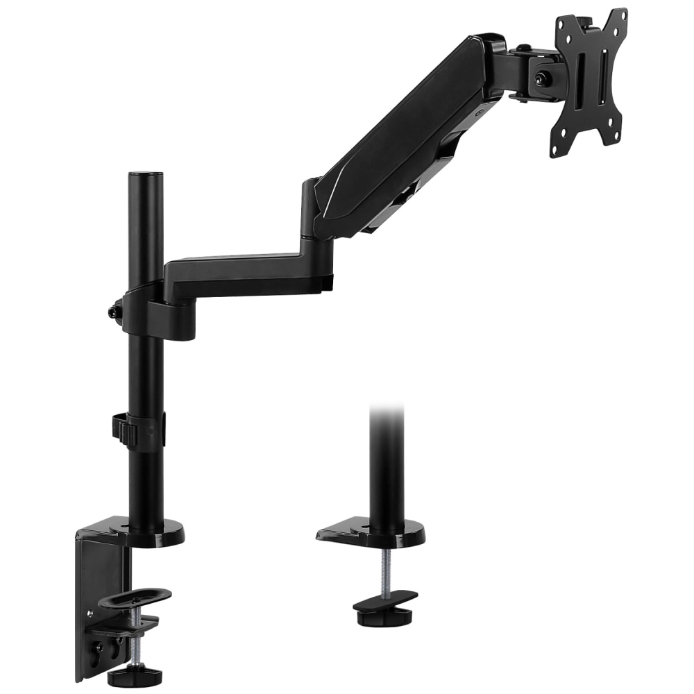 Mount-It! MI-4761 Single Monitor Arm Desk Mount, 16inH x 6inW x 4.8inD, Black MPN:MI-4761