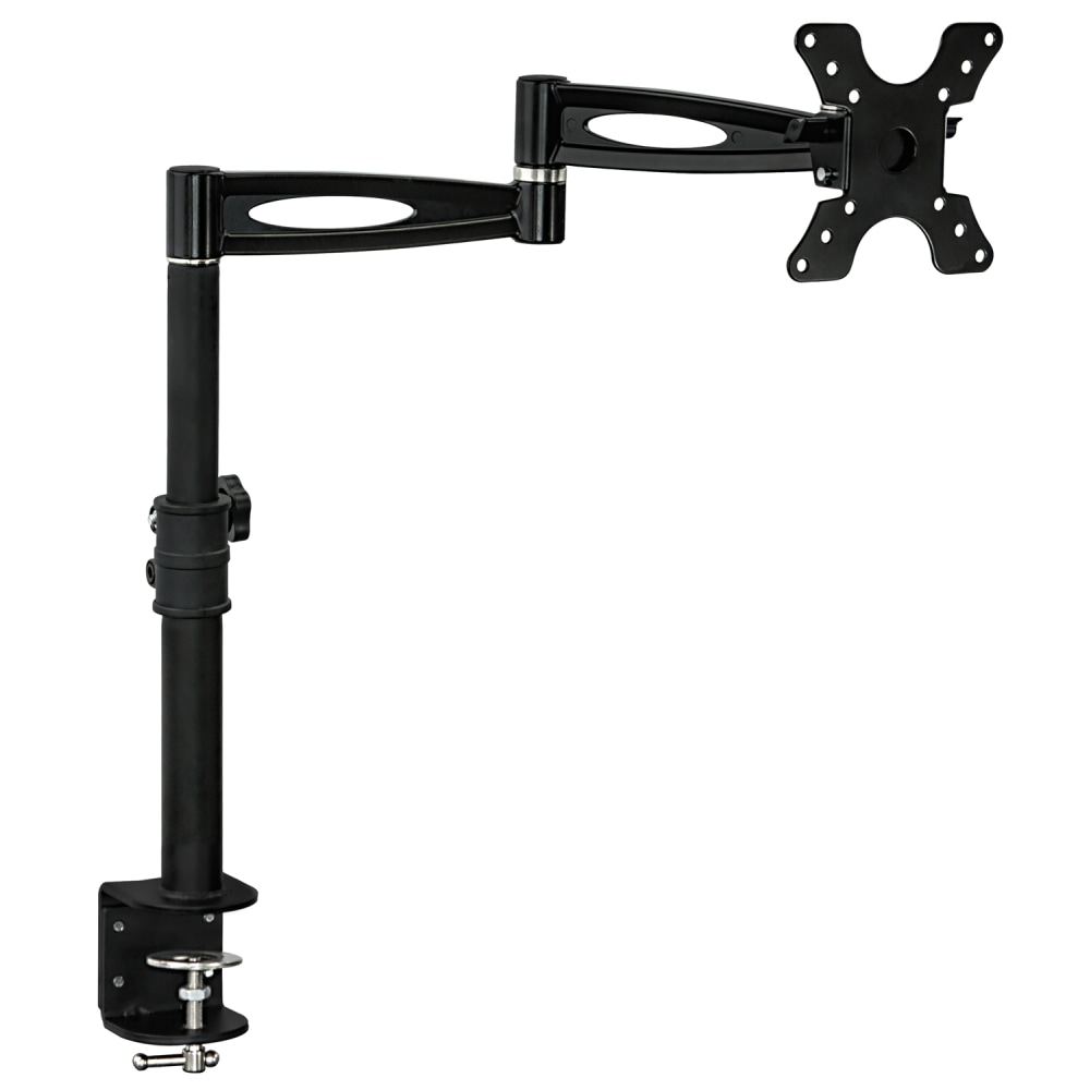 Mount-It! MI-705 Monitor Desk Mount For Up To 30in Monitors, 15inH x 10inW x 3inD, Black MPN:MI-705