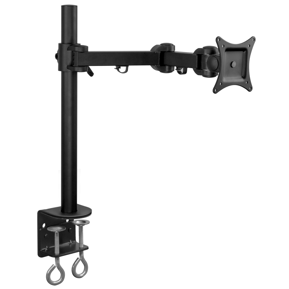 Mount-It! MI-751 Monitor Desk Arm For 17 - 32in Monitors, 24inH x 11inW x 5inD, Black MPN:MI-751
