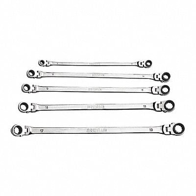 Ratcheting Wrench 5Pc Metric Flexible MPN:RM6