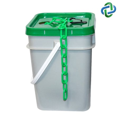Green Plastic Chain Pail 1