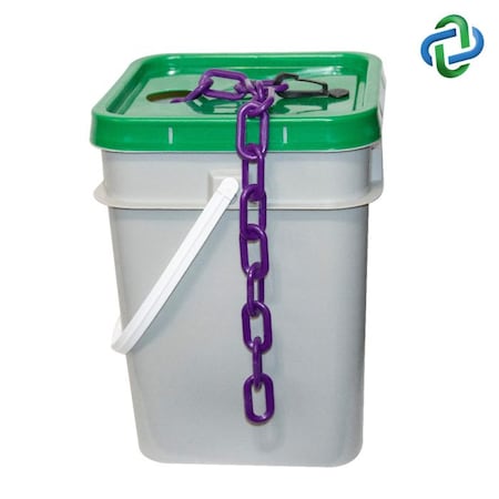 Purple Plastic Chain Pail 1.5