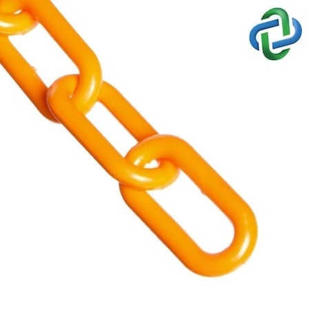Heavy Duty, Safety Orange Plastic Chain MPN:51012-500