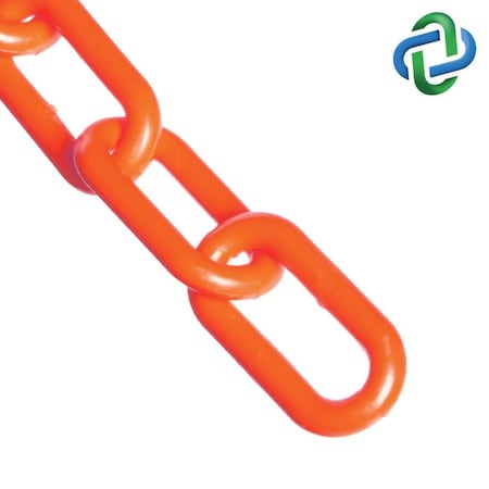 Heavy Duty, Safety Orange Plastic Chain MPN:51013-500