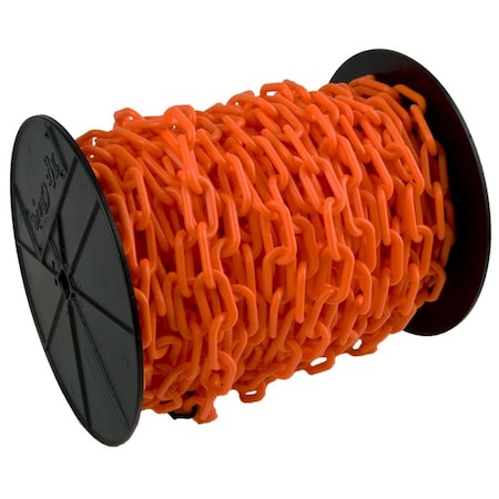 Heavy Duty, Safety Orange Plastic Chain MPN:51113