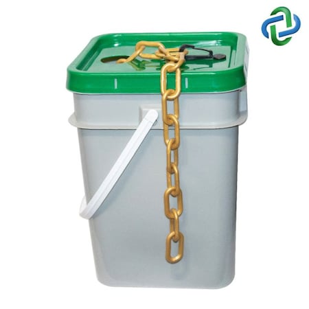 Gold Plastic Chain Pail 3