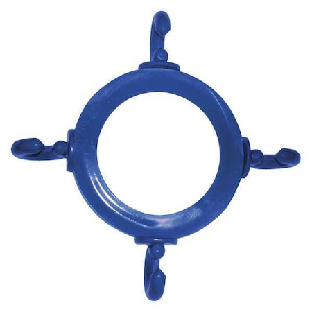 Cone Chain Connector for Plastic Chain Barrier, Blue, 6 39/50 in Length, Gloss MPN:97406-6