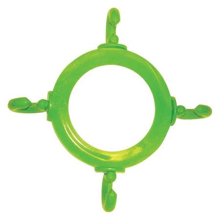 Cone Chain Connector for Plastic Chain Barrier, Green, 6 39/50 in Length, Gloss MPN:97414-6