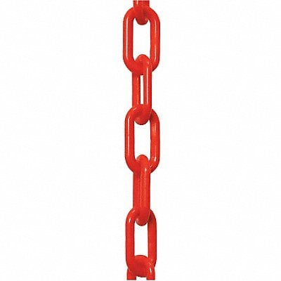 Plastic Chain 1-1/2 In x 50 ft Red MPN:30005-50