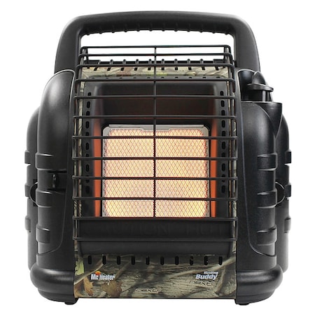 Portable Gas Tabletop Heater, LP, Matchless Piezo, 6000 to 12, 000 BtuH, 10 1/4 in L MPN:MH12HB-F232045