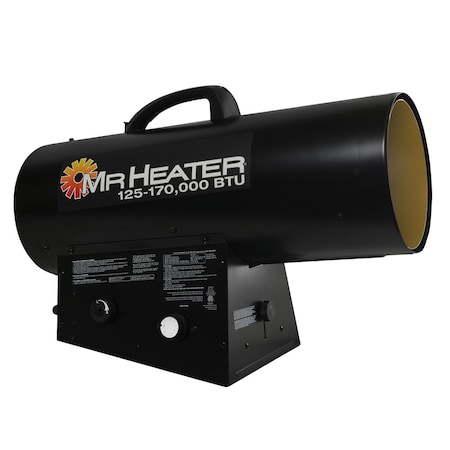 Forced Air Propane Heater with QBT, 125, 0 MPN:MH170QFAVT