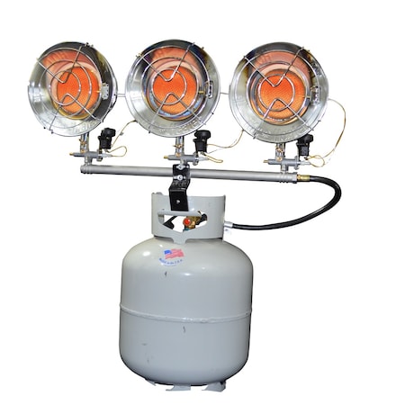 Heater 45, 000 BTU Triple Tank Top Heater MPN:MH45T