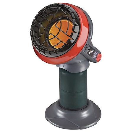 Portable Gas Tabletop Heater, LP, Matchless Piezo, 3, 800 BtuH, 12 in L MPN:MH4B-F215100