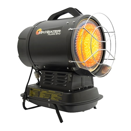 Radiant Heater with QBT, Kerosene, 70000 BtuH MPN:MH70KFR