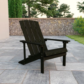 Flash Furniture Charlestown All-Weather Adirondack Chair - Slate Gray Faux Wood C14501-SLT-GGJJ-