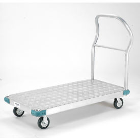 GoVets™ Aluminum Diamond Deck Platform Truck 60x30 1400 Lb. Cap. 5