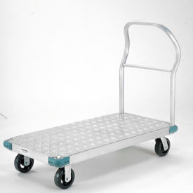 GoVets™ Aluminum Diamond Deck Platform Truck 60x30 2000 Lb. Cap. 6