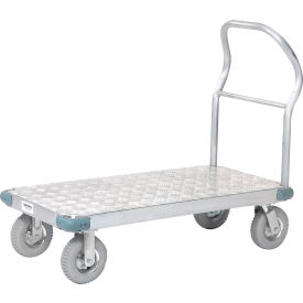 GoVets™ Aluminum Diamond Deck Platform Truck 60x30 1200 Lb. Cap. 8