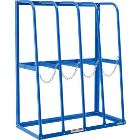 GoVets™ Vertical Bar Storage Rack 4 Bays 48