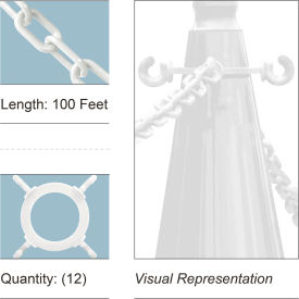 Mr. Chain® Cone Chain Connector Kit with 2
