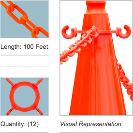 Mr. Chain® Cone Chain Connector Kit with 2