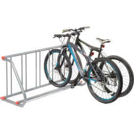 GoVets™ Single-Sided Grid Bike Rack 5-Bike Capacity Powder Coated Steel 770652