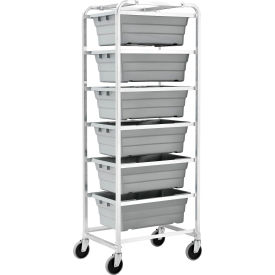 GoVets™ NSF Aluminum Lug Cart 26
