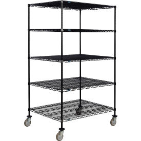 Nexel® 5 Shelf Truck Black Epoxy 60