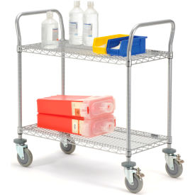 Nexel® Utility Cart 2 Shelf Nexelate® 36