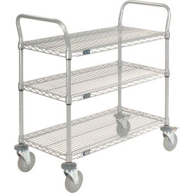 Nexel® Utility Cart 3 Shelf Nexelate® 36