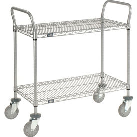 Nexel® 2 Shelf Utility Cart Nexelate 48