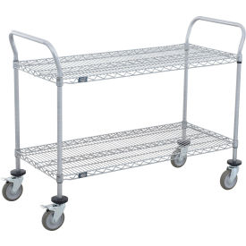 Nexel® Utility Cart 2 Shelf Nexelate® 30