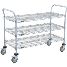 Nexel® Utility Cart 3 Shelf Nexelate® 48