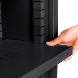 Interion® Extra Shelf For Steel Bookcase Black 443BK277