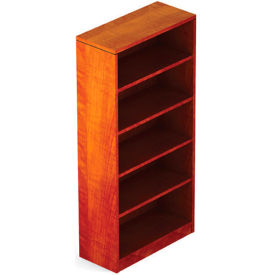 Offices To Go™ 4 Shelf Bookcase in Dark Cherry - Executive Modular Furniture 1BC-ADCSL7