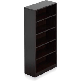 Offices To Go™ 4 Shelf Bookcase in Espresso - Executive Modular Furniture 1BC-AELSL7