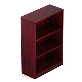 Offices To Go™ 2 Shelf Bookcase in Mahogany - Executive Modular Furniture 8BC-AMLSL4