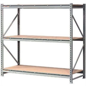 GoVets™ 3 Level Extra HD Bulk Storage Rack Wood Deck Starter 72