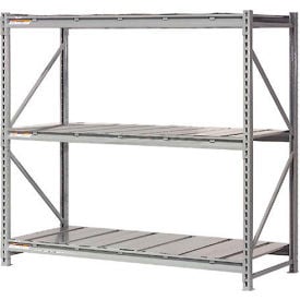 GoVets™ 3 Level Extra HD Bulk Storage Rack Steel Deck Starter 72