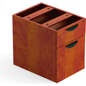 Offices To Go™ 2 Drawer Hanging Pedestal in Dark Cherry - Executive Modular Furniture 2HBF-ADCSL2