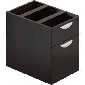 Offices To Go™ 2 Drawer Hanging Pedestal in Espresso - Executive Modular Furniture 2HBF-AELSL2