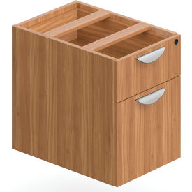 Offices To Go™ 2 Drawer Hanging Pedestal in Walnut - Executive Modular Furniture 2HBF-AWLSL2