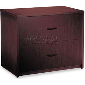 GoVets™ Lateral File Cabinet - 36w x 20d x 29h - Dark Espresso - Genoa Series 36LF-DESG20